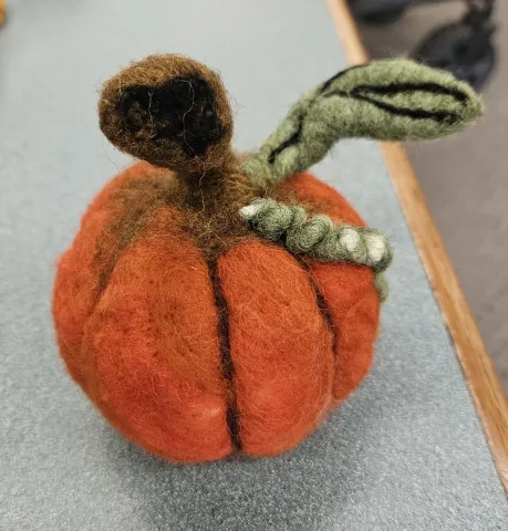 Felted Pumpkin 
