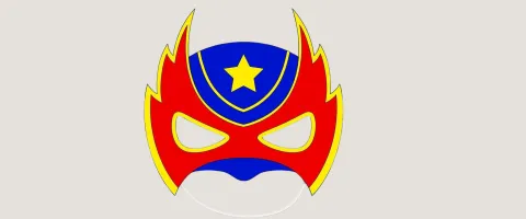 super hero face mask