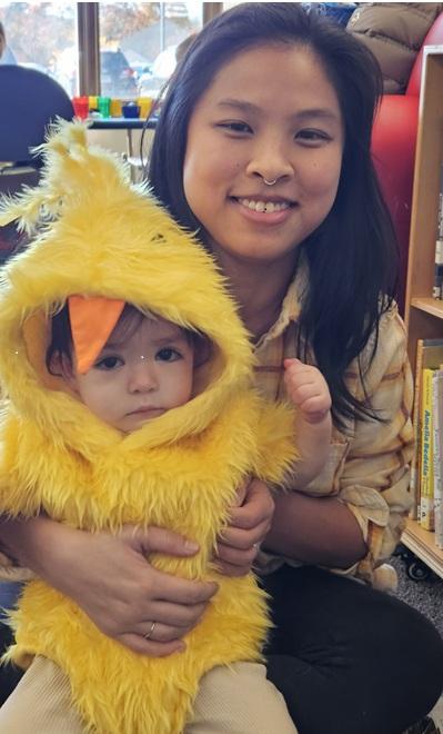 Halloween chicken costume